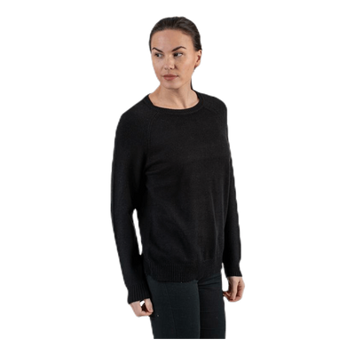 Lesly Kings L/S Pullover Knt Black