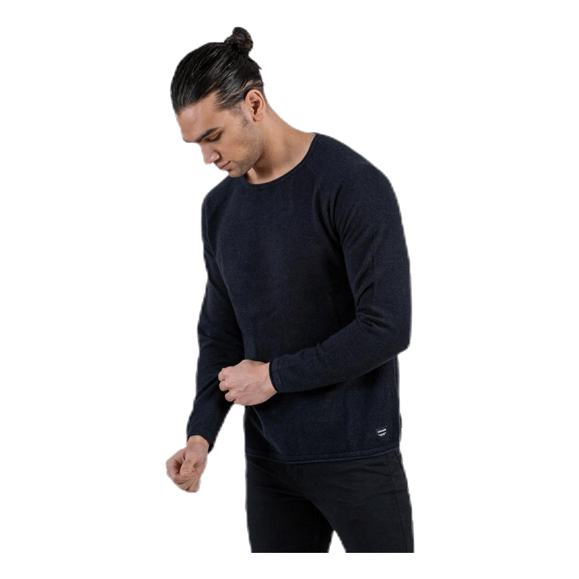 Hill Knit Crew Neck Black