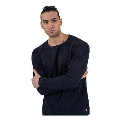 Hill Knit Crew Neck Black