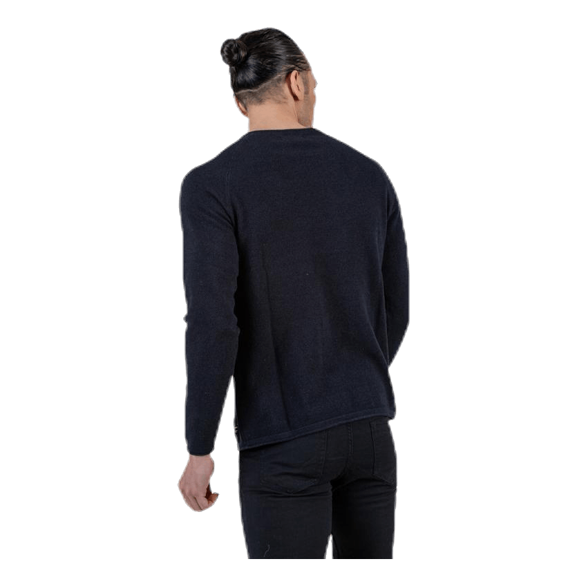 Hill Knit Crew Neck Black