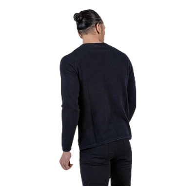 Hill Knit Crew Neck Black
