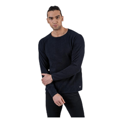 Hill Knit Crew Neck Black