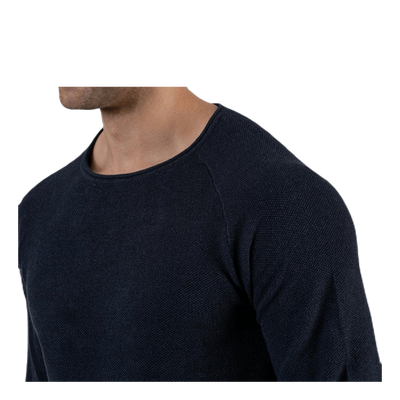 Hill Knit Crew Neck Black