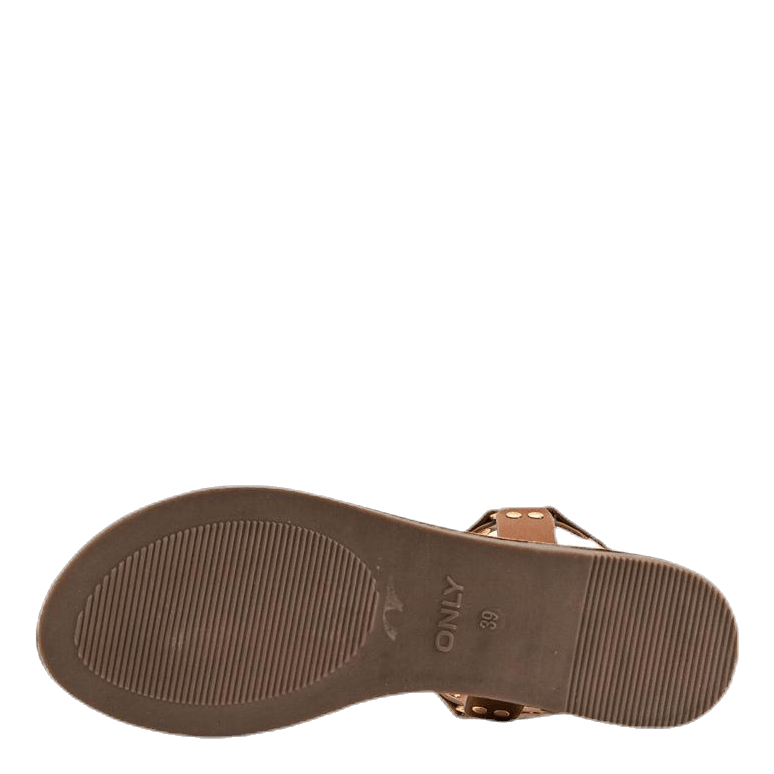 Maya Pu Ankle Wrap Sandal Brown