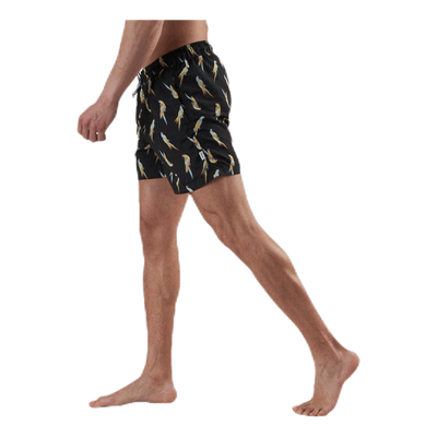 Aruba Swimshorts  Animal Black