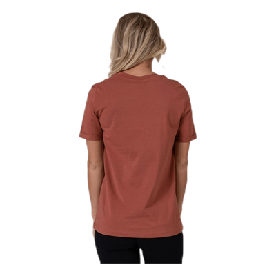 Ria Ss Fold Up Solid Tee Brown