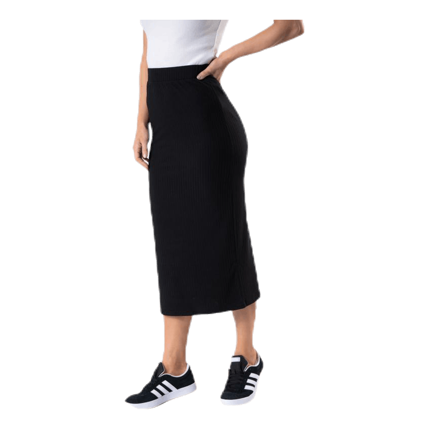 Kylie Mw Midi Skirt  Black