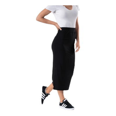 Kylie Mw Midi Skirt  Black