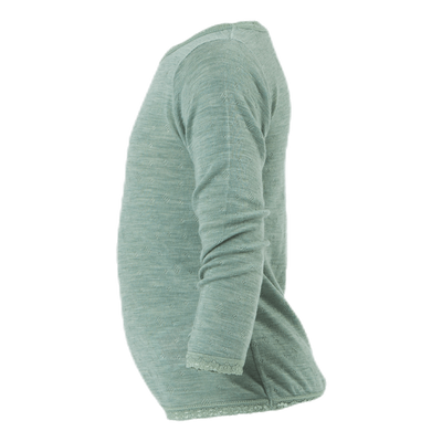 Wang Wool Needle Ls Top Green