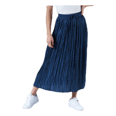 Liva Plisse Skirt Blue