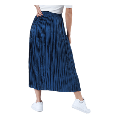 Liva Plisse Skirt Blue