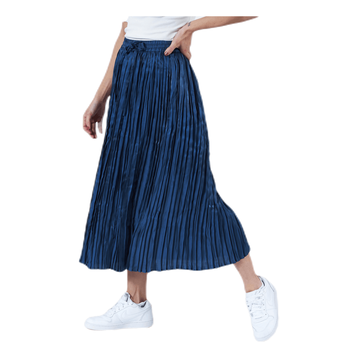 Liva Plisse Skirt Blue