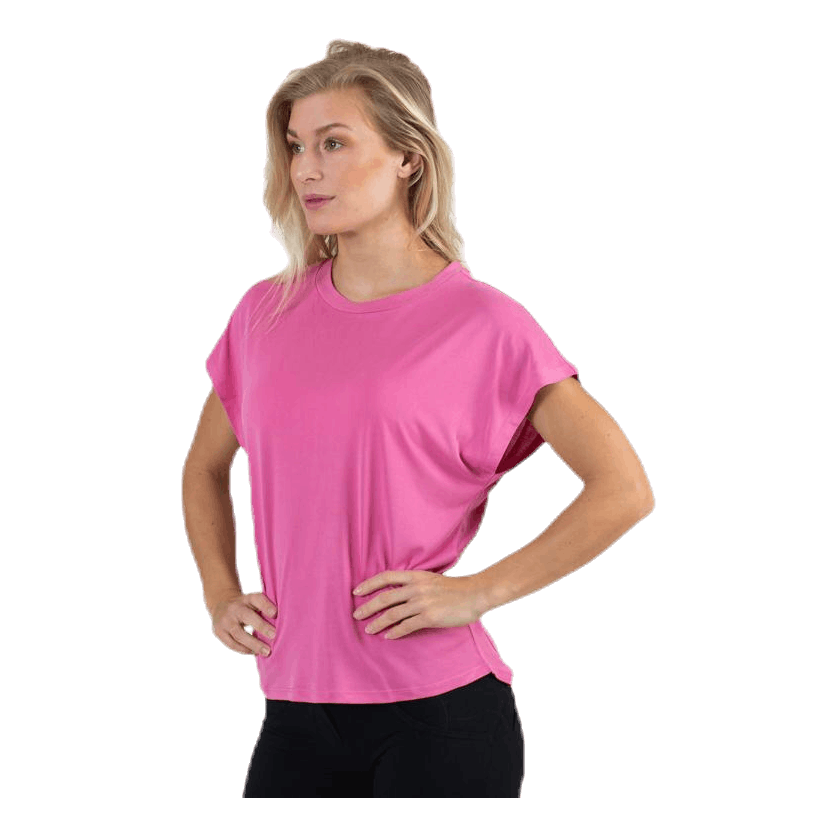 Free Life S/S O-Neck Top Jrs Red