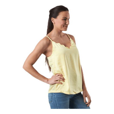 Debbie Singlet Wvn Yellow