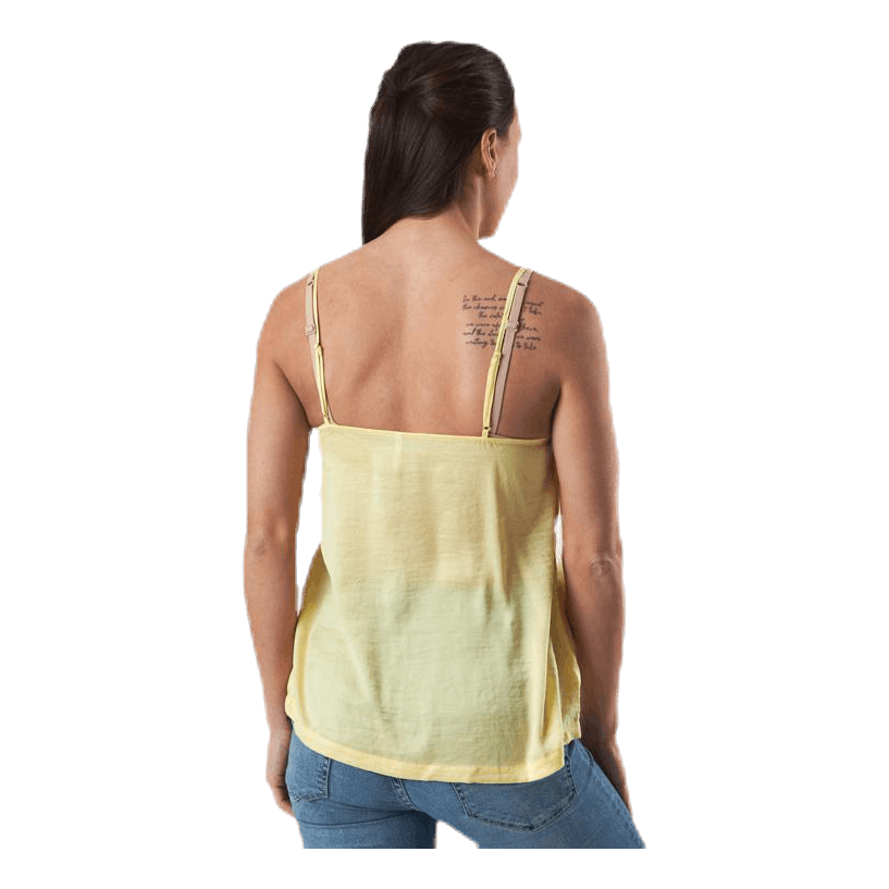 Debbie Singlet Wvn Yellow