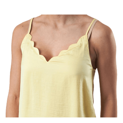 Debbie Singlet Wvn Yellow