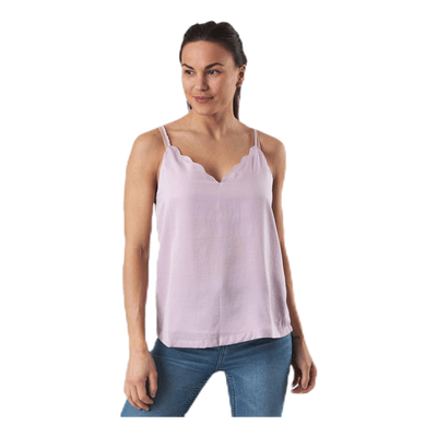 Debbie Singlet Wvn Pink