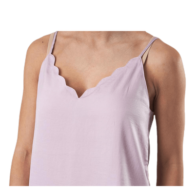 Debbie Singlet Wvn Pink