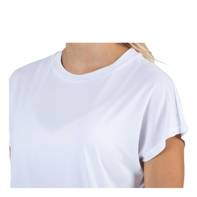 Free Life S/S O-Neck Top Jrs White