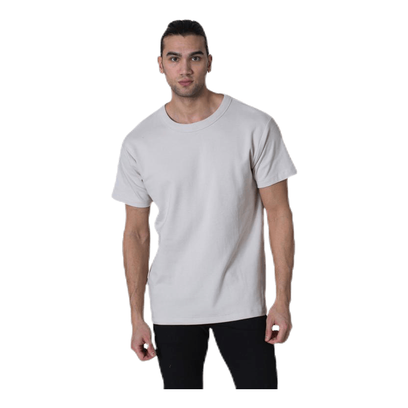 Crew Neck Tee Beige