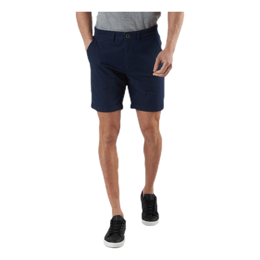 Linen Chino Shorts Blue