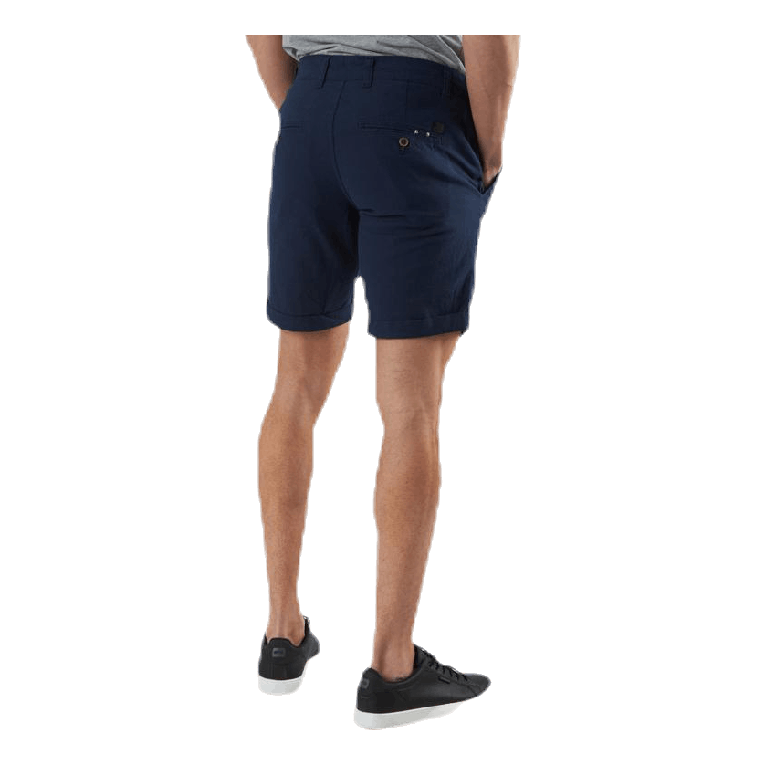 Linen Chino Shorts Blue