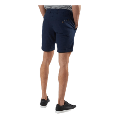 Linen Chino Shorts Blue