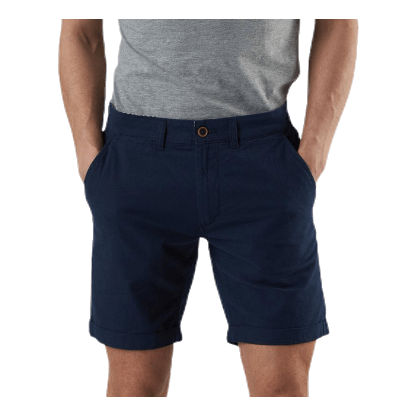 Linen Chino Shorts Blue