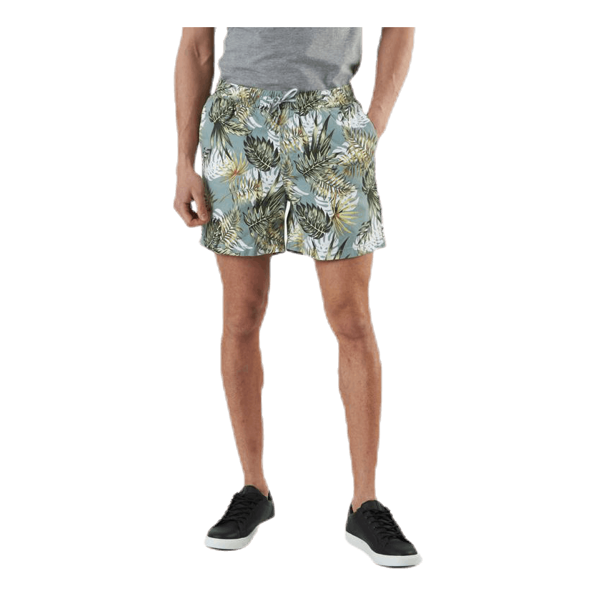 Free Jogger Shorts Print Green