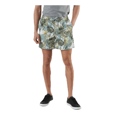 Free Jogger Shorts Print Green