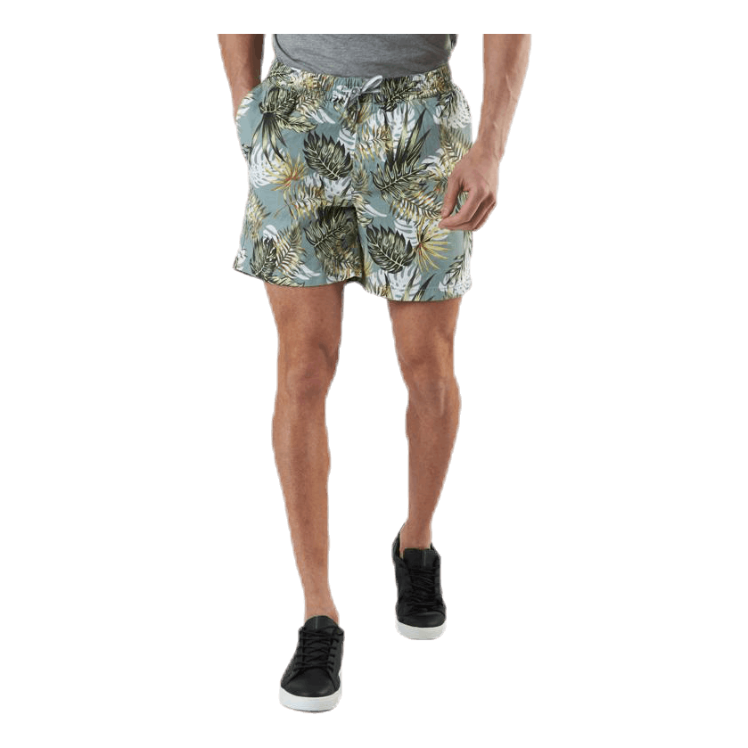 Free Jogger Shorts Print Green