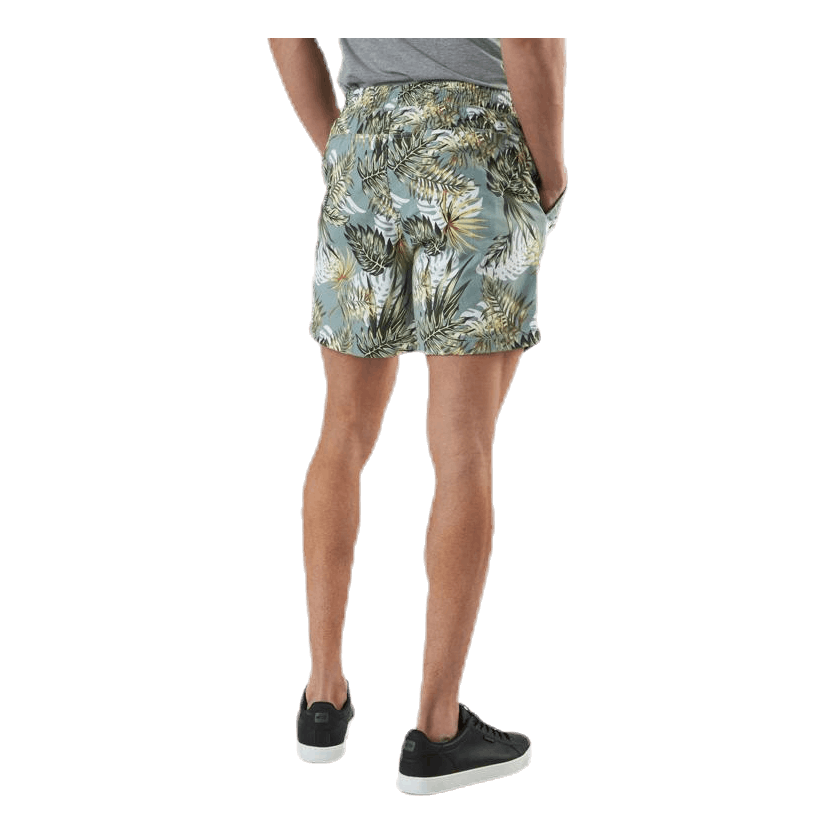Free Jogger Shorts Print Green
