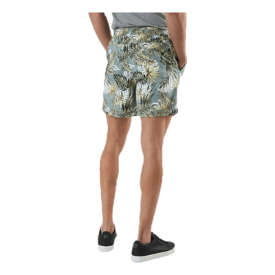 Free Jogger Shorts Print Green