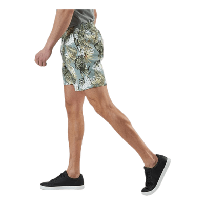 Free Jogger Shorts Print Green