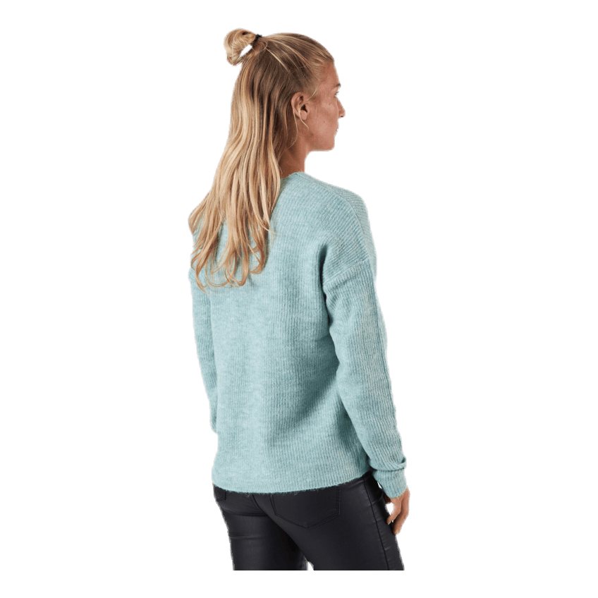 Camilla V-Neck L/S Pullover Knt Beige