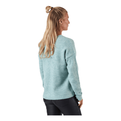 Camilla V-Neck L/S Pullover Knt Beige