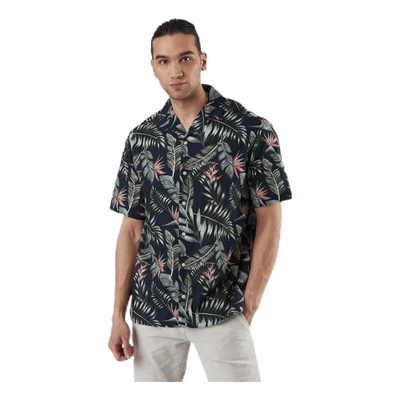 Marty Organic Shirt Ss Blue