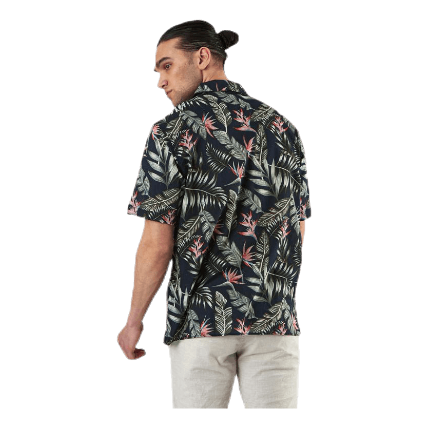 Marty Organic Shirt Ss Blue