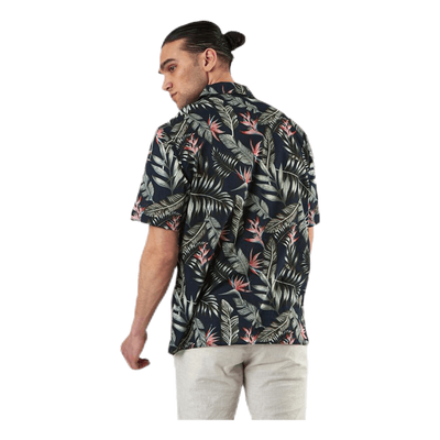 Marty Organic Shirt Ss Blue