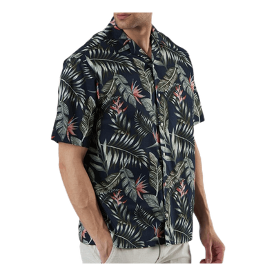 Marty Organic Shirt Ss Blue