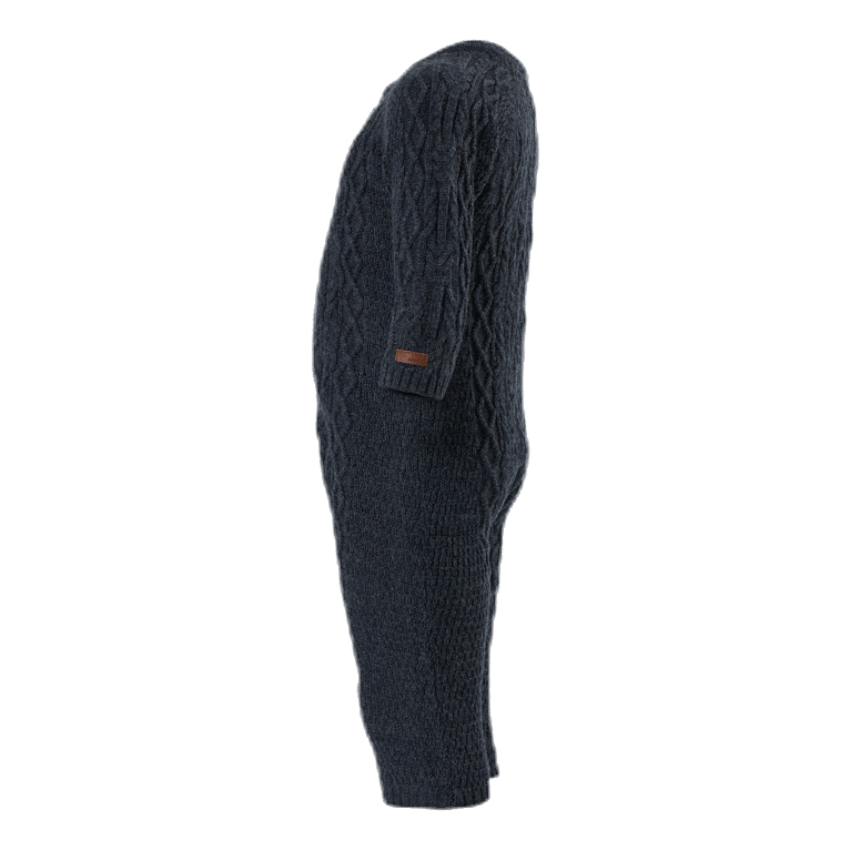 Wrilla Wool Ls Knit Suit Blue