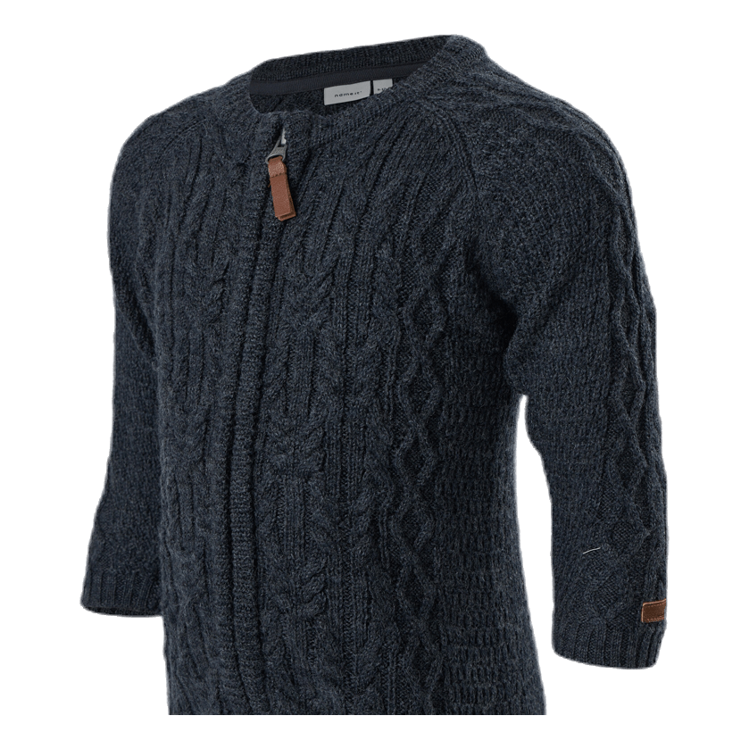Wrilla Wool Ls Knit Suit Blue