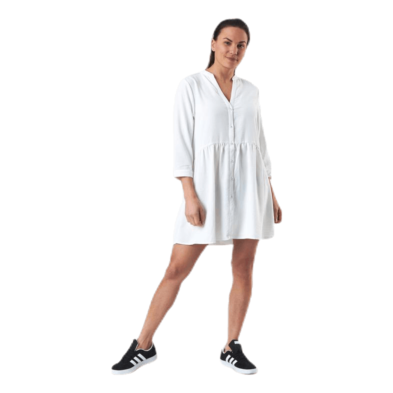 Mette 3/4 Tunic Wvn White