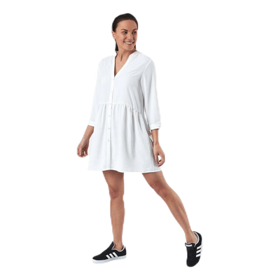 Mette 3/4 Tunic Wvn White