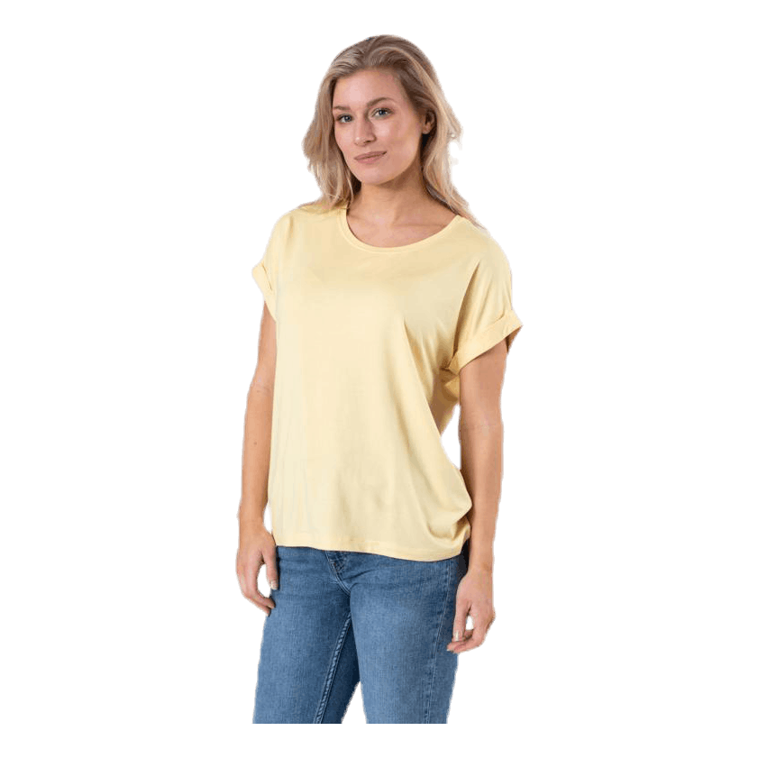 Moster S/S O-Neck Top Jrs Yellow