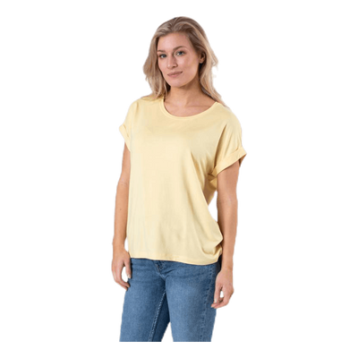 Moster S/S O-Neck Top Jrs Yellow