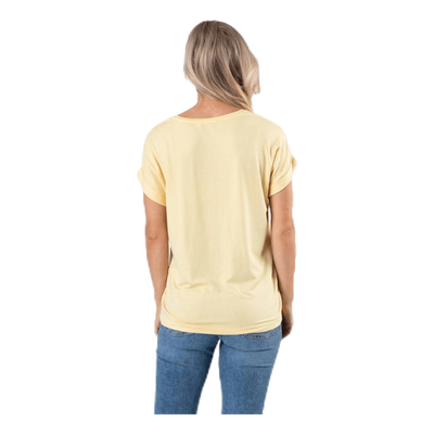 Moster S/S O-Neck Top Jrs Yellow