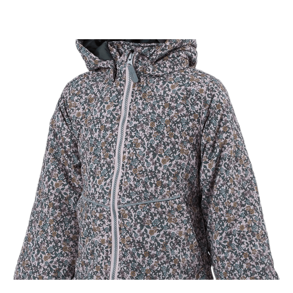 Maxi Jacket Small Flower Orange