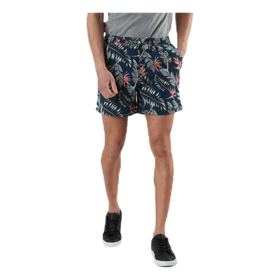 Free Jogger Shorts Print Blue