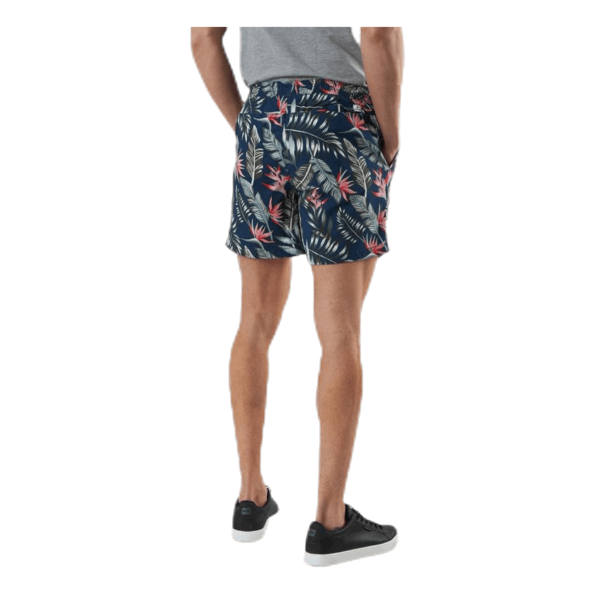 Free Jogger Shorts Print Blue